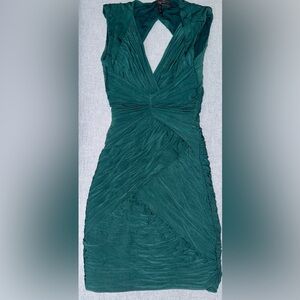 Bcbg Max formal open back ruched dress